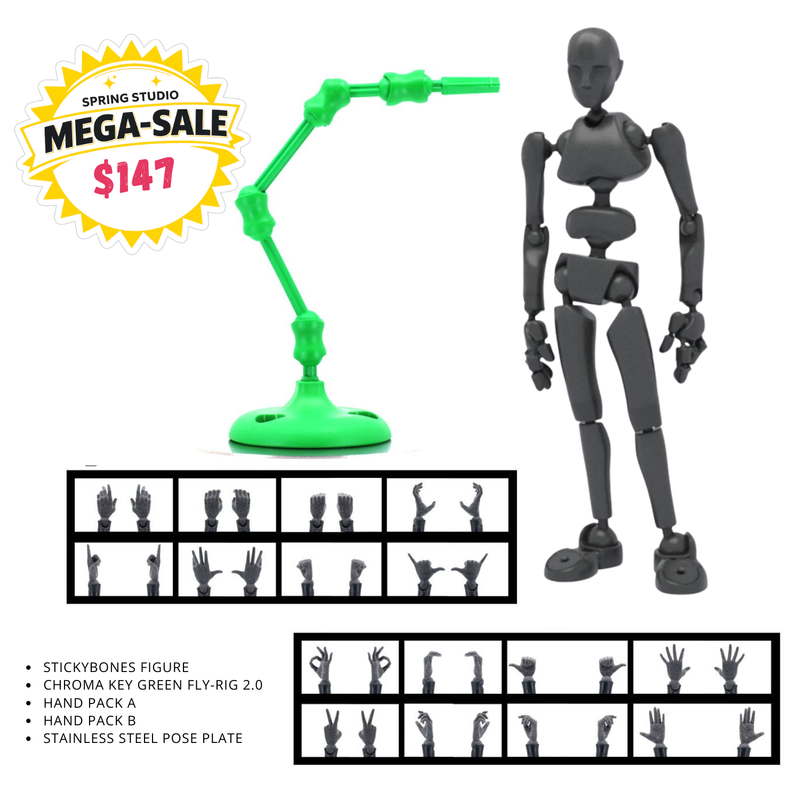 BLIZZARD Stickybones | Spring Studio Mega-Sale | Poseable Magnetic BLIZZARD Stickybones | Spring Studio Mega-Sale | Poseable Magnetic