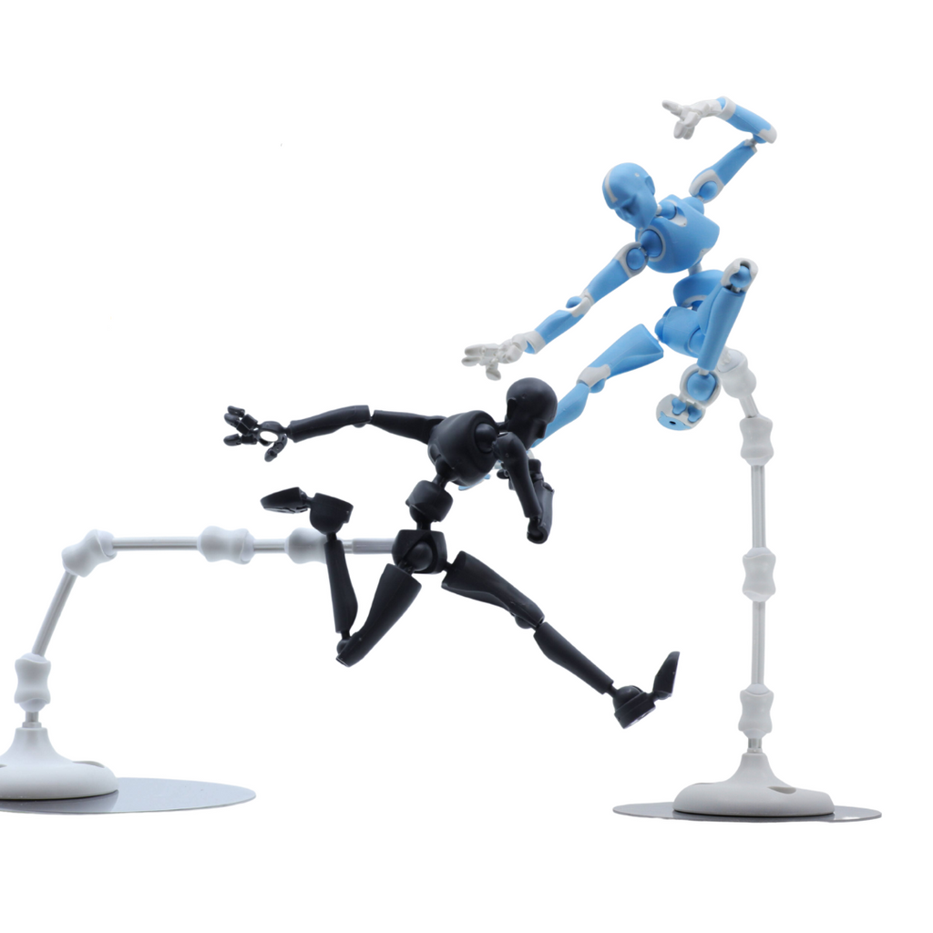 SUPER CHILL Bundle — 2 Stickybones, 2 Fly-Rigs | Poseable Magnetic 