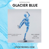 New!  GLACIER BLUE Stickybones—45% OFF