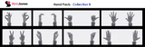 Hand Pack B, included with Hand Packs A + B Bundle