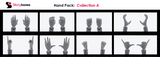 Hand Pack A, included with Hand Packs A + B Bundle