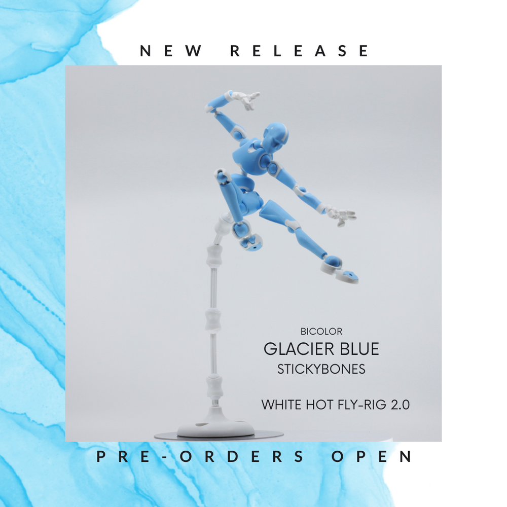 NEW Glacier Blue BiColor Stickybones & Fly-Rig 2.0—45% OFF