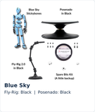 Fly! Spin! Pose! Bundle: Blue Sky / Black Fly-Rig / Black Posenado