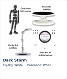 Fly! Spin! Pose! Bundle: Dark Storm / White Fly-Rig / White Posenado