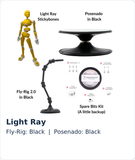 Fly! Spin! Pose! Bundle: Light Ray / Black Fly-Rig / Black Posenado