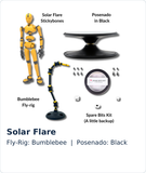 Fly! Spin! Pose! Bundle: Solar Flare / Bumblebee Fly-Rig / Black Posenado