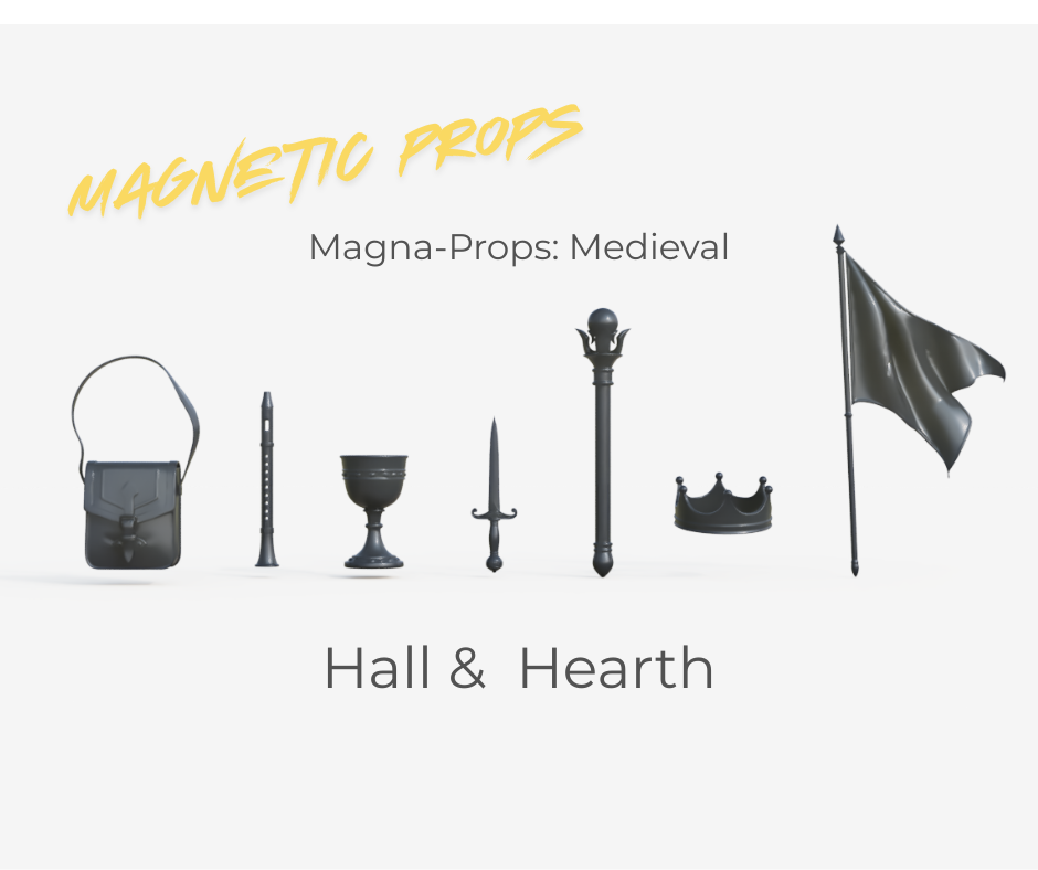 ⚔️  NEW Stickybones Magna-Props: Medieval Packs!