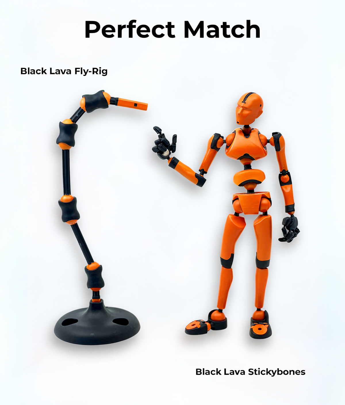 The Handybones (Green Fly-Rig!) Bundle | Poseable Magnetic Human