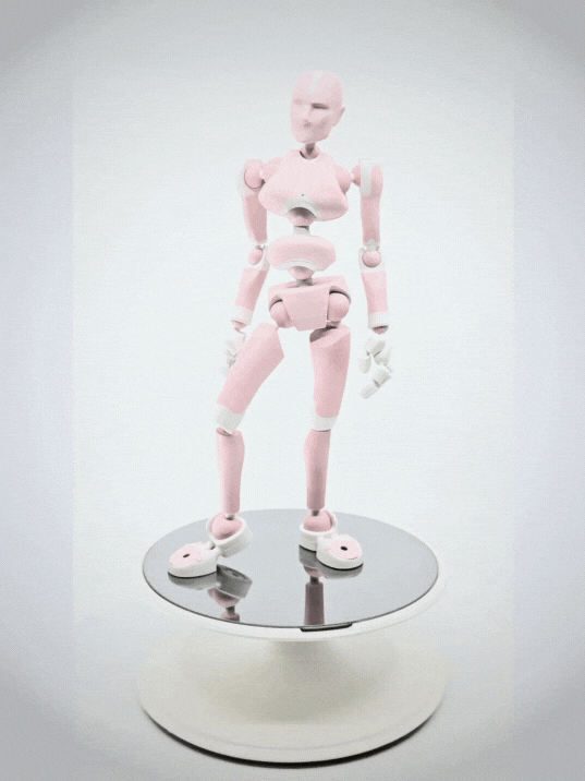 NEW! Rose Quartz Stickybones (Limited Color) | Poseable Magnetic Human Figures by Stickybones NEW! Rose Quartz Stickybones (Limited Color) | Poseable Magnetic Human Figures by Stickybones