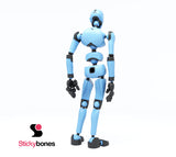 BiCOLOR: Blue Sky Stickybones—The Precision Art & Animation Figure