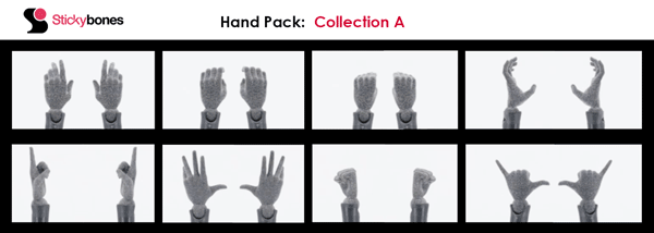 Stickybones Hand Pack Collection A