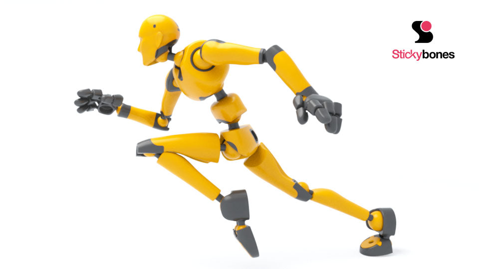 [PRE-ORDER]  BiCOLOR: Solar Flare Stickybones—The Precision Art & Animation Figure