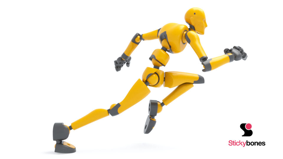 [PRE-ORDER]  BiCOLOR: Solar Flare Stickybones—The Precision Art & Animation Figure