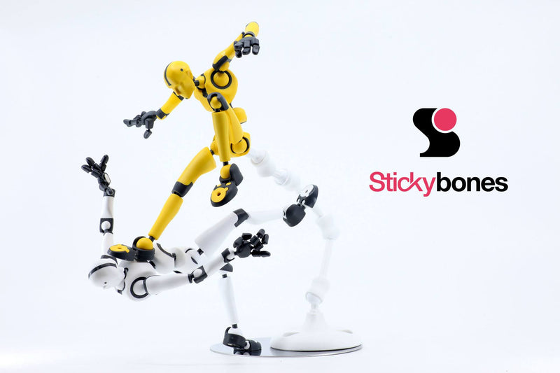 BLIZZARD Stickybones | Poseable Magnetic Human Figures by Stickybones